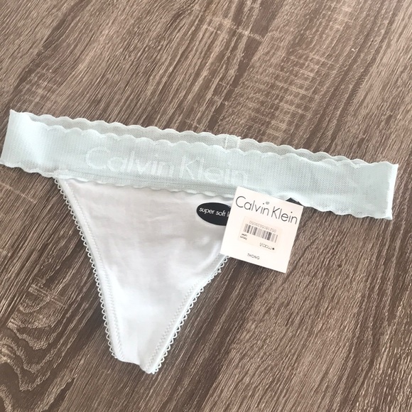Calvin Klein Other - NWT ~ Mint green Calvin Klein thong lace underwear